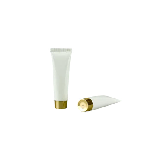 Tube nacré couvercle doré 50ml( 10 pièces)