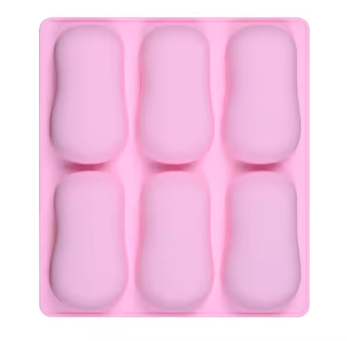 Moule en Silicone – Forme Ovale pour Savons Artisanaux