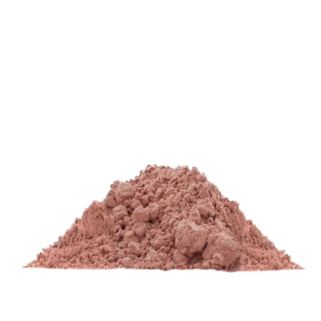 Argile rose surfine BS Gros, poudre naturelle douce pour peaux sensibles, masque éclat et régénérant, soin capillaire purifiant pour cuirs chevelus sensibles, cosmétique bio.