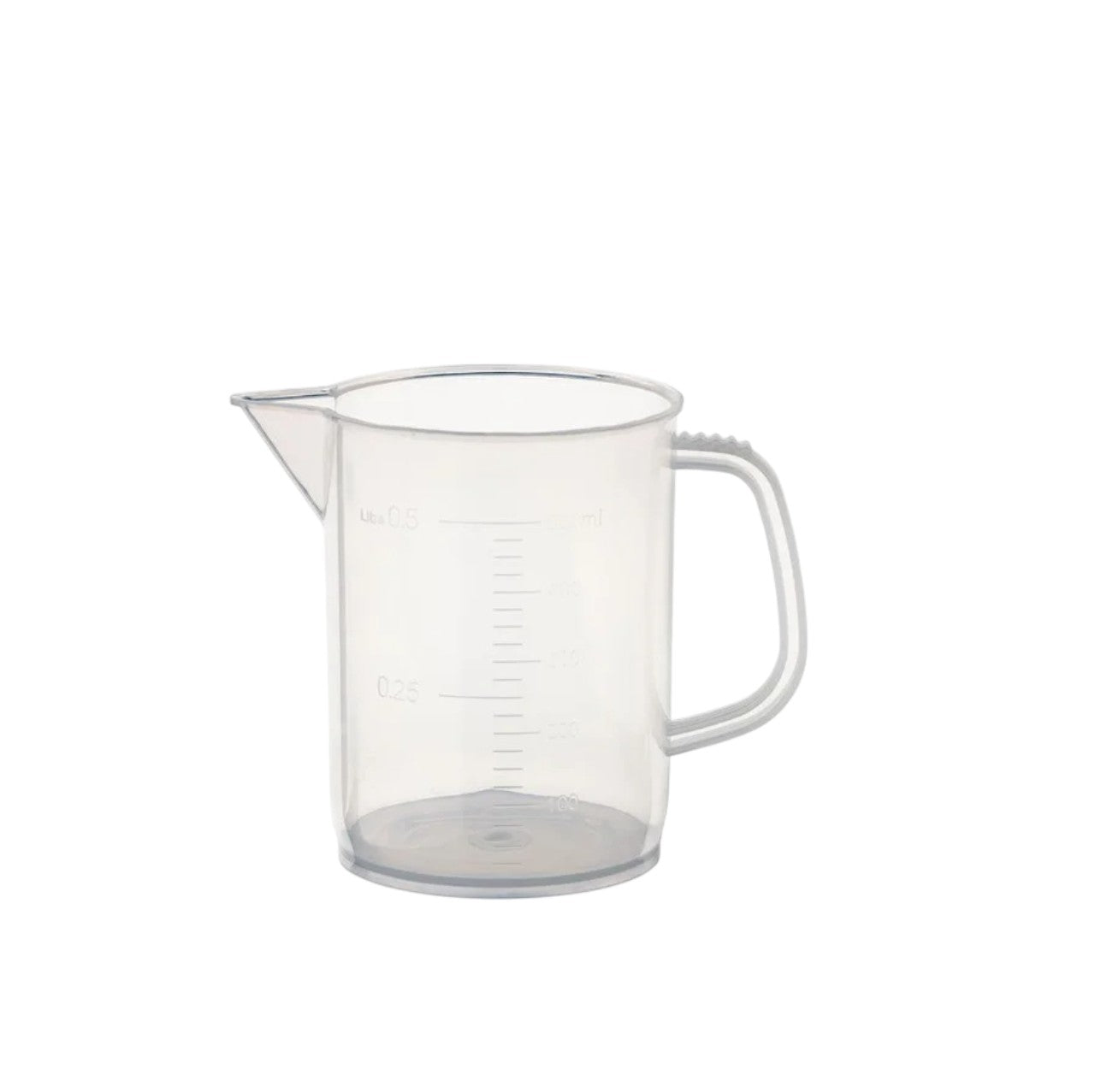 BECHER EN PLASTIQUE POLYPROPYLÈNE AVEC ANSE 500ML