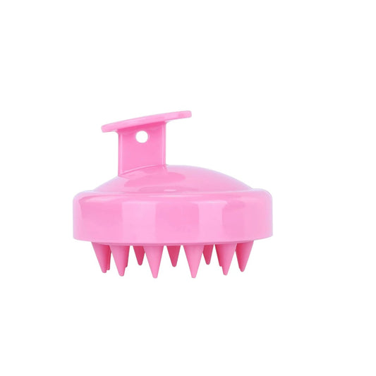 BROSSE DE MASSAGE POUR CUIR CHEVELU ROSE( 10 pièces )