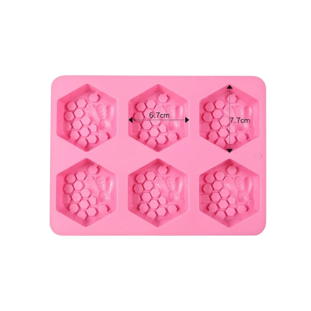 Moule en Silicone – Motif Ruche & Abeille