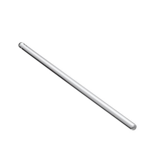 Baguette en verre longue de 30 cm, idéale pour mélanger les phases aqueuses et huileuses en cosmétique maison. Outil professionnel pour créateurs de soins, savons ou produits capillaires naturels.
