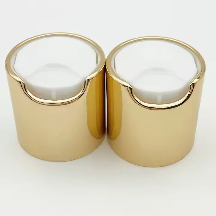 Bouchon disk top doré( 10 pièces)