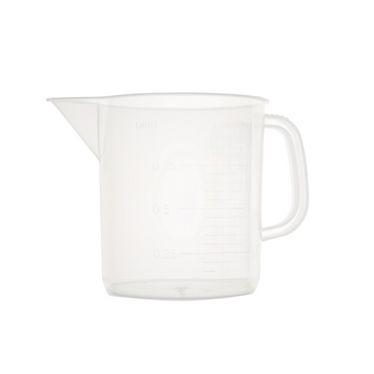 BECHER EN PLASTIQUE POLYPROPYLÈNE AVEC ANSE 250ML
