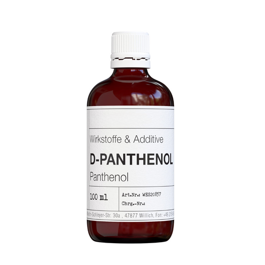 Provitamine B5 (D-Panthénol) – Actif hydratant et réparateur pour soins peau et cheveux. Disponible chez BS Gros, spécialiste en ingrédients cosmétiques.