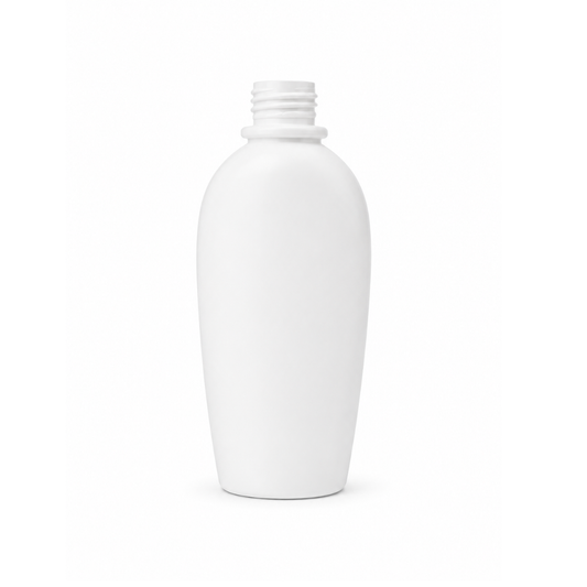 flacon ovale pet 200ml blanc 10 pièces