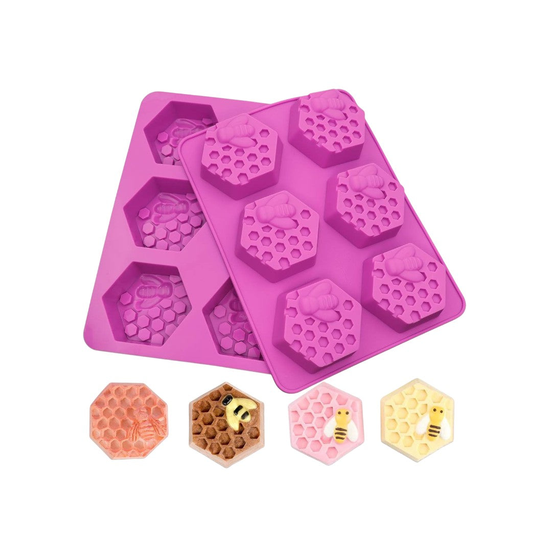 Moule en Silicone – Motif Ruche & Abeille