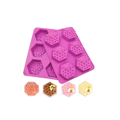Moule en Silicone – Motif Ruche & Abeille