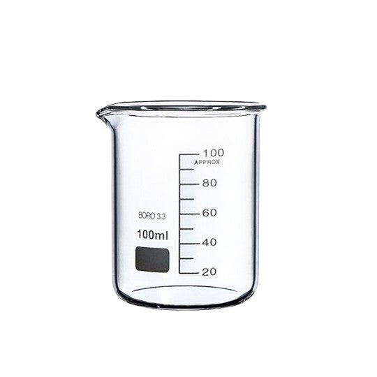 BECHER EN VERRE 100 ML